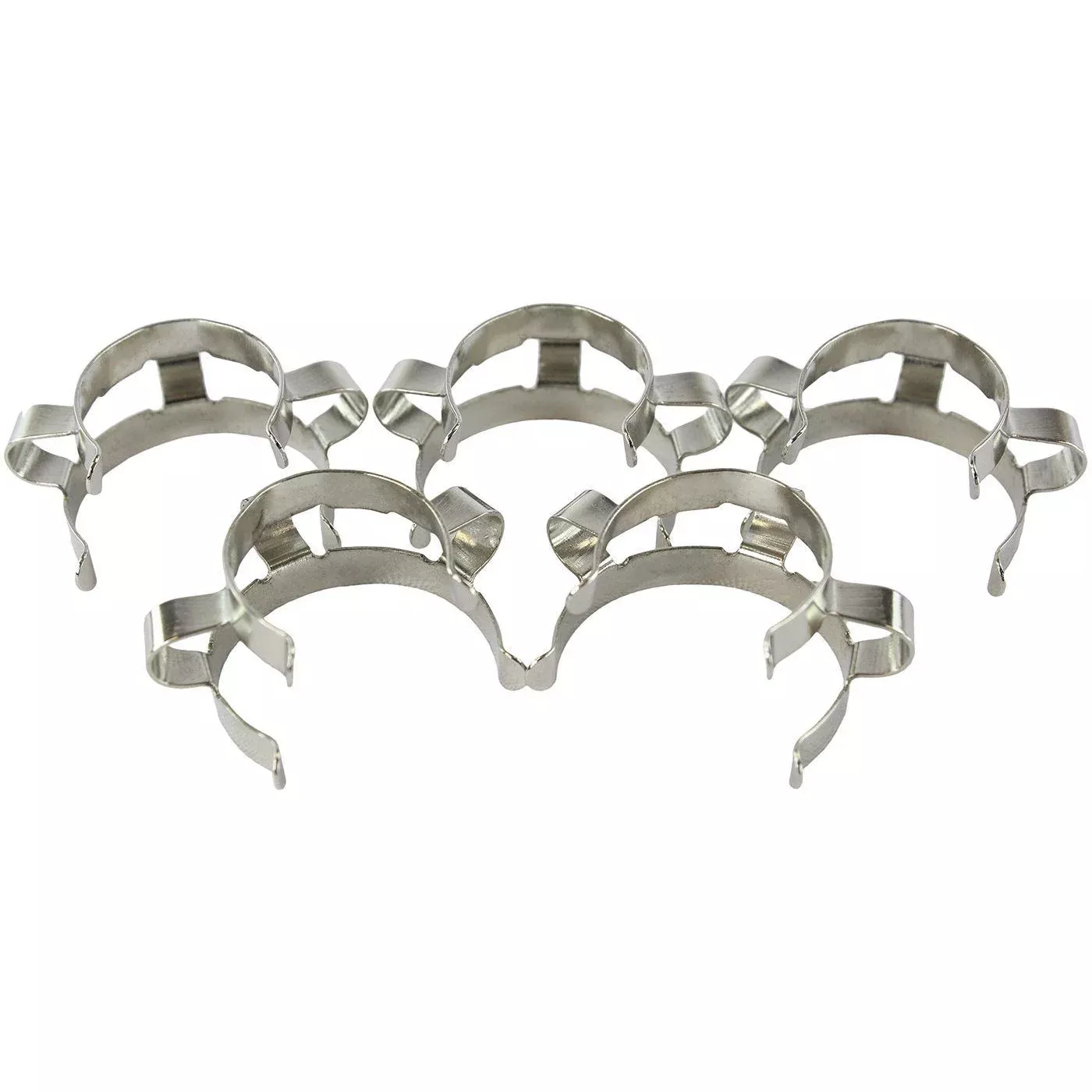 5-Pack Metal Keck Clips for 24/40 Joints