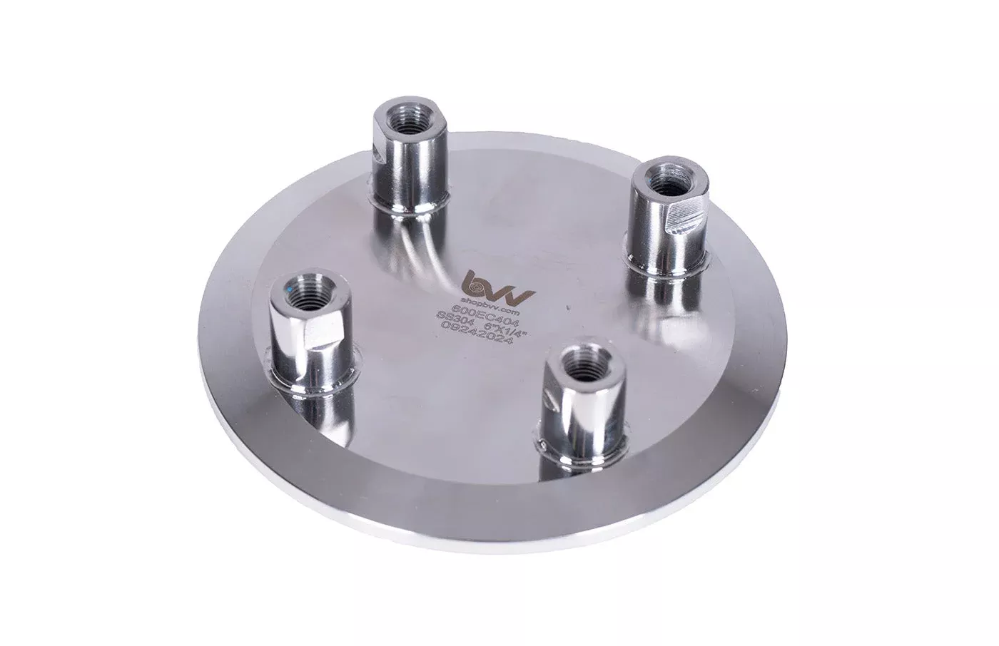 6in Tri-Clamp Endcap with 4 FNPT Ports