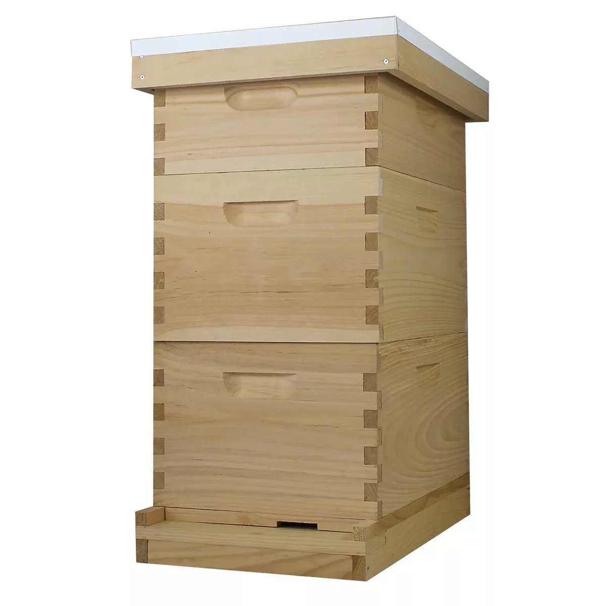 8-Frame Complete Beehive Kit, 2 Deep & 1 Medium