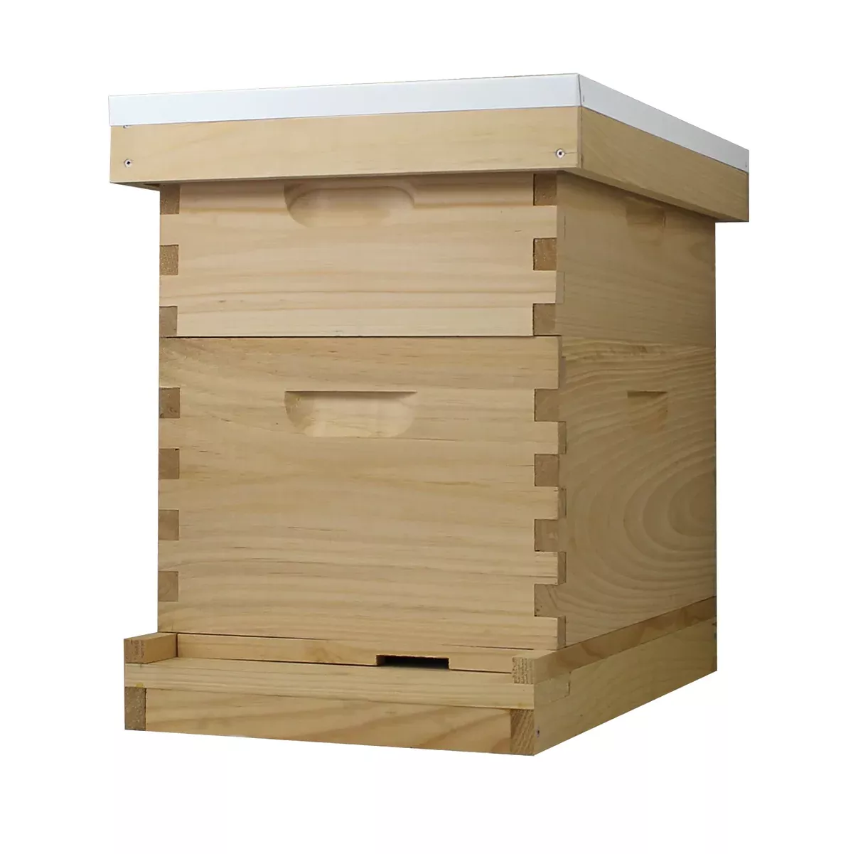 8-Frame Complete Beehive Kit, Assembled, 1 Deep 1 Medium