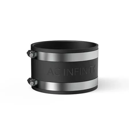 AC Infinity Noise Reduction Duct Coupler, 4in