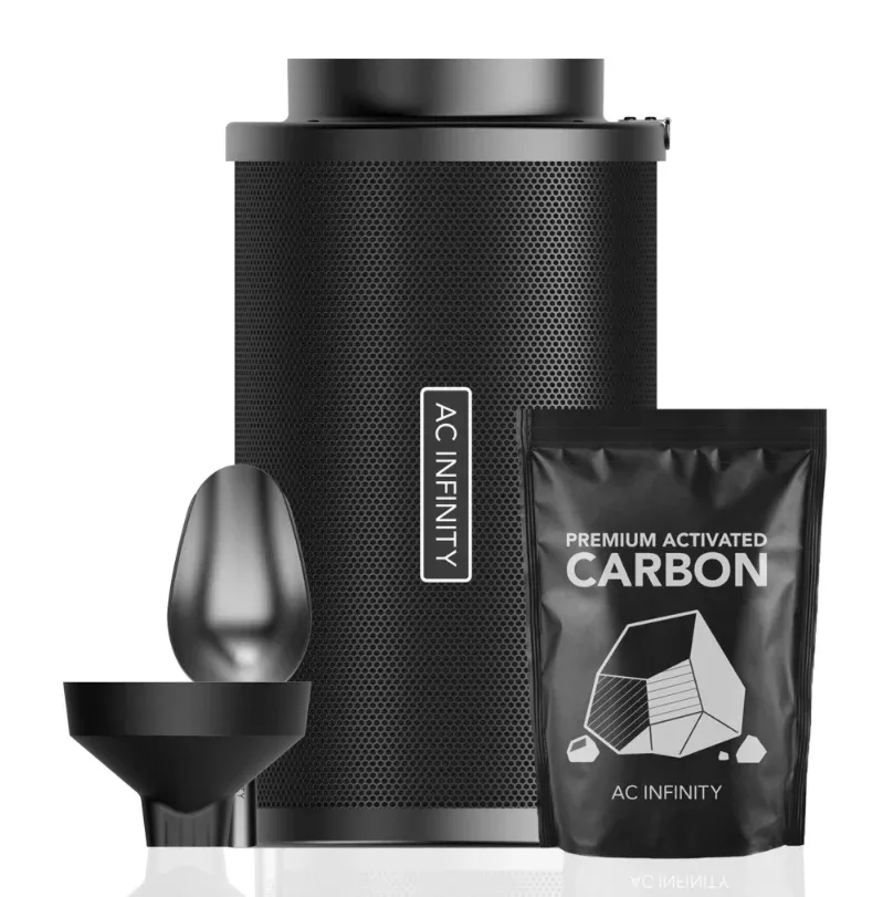 Ac Infinity Refillable Carbon Filter 8"