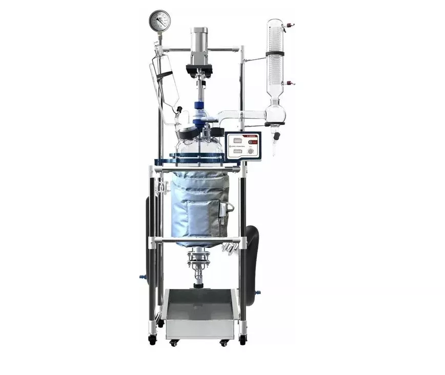 Across International 10L Single Jacketed Glass Reactor Systems