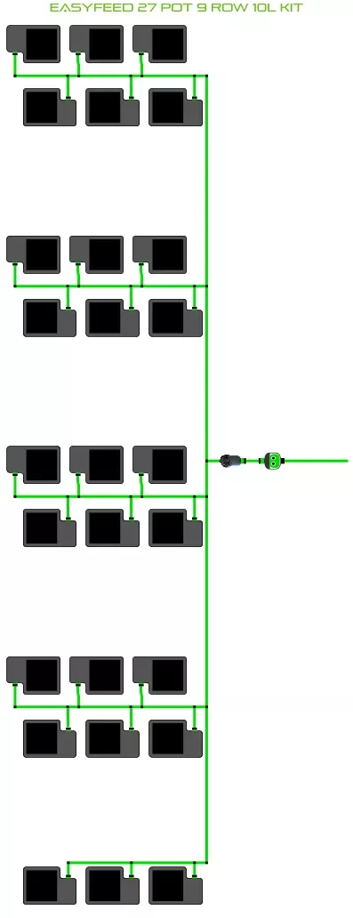 ALIEN EasyFeed 27 Pot 9 Row Kit