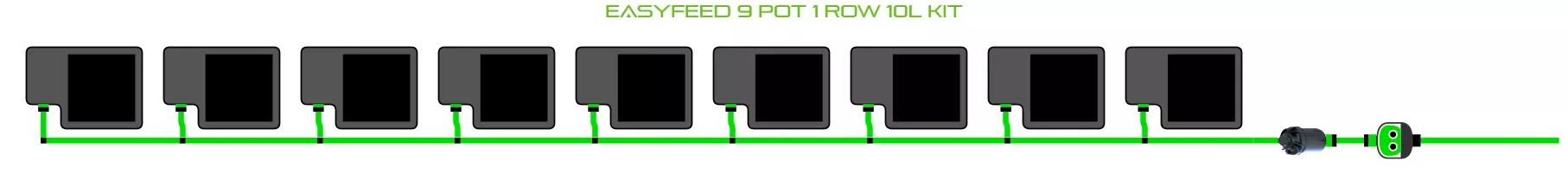 ALIEN EasyFeed 9 Pot 1 Row Kit