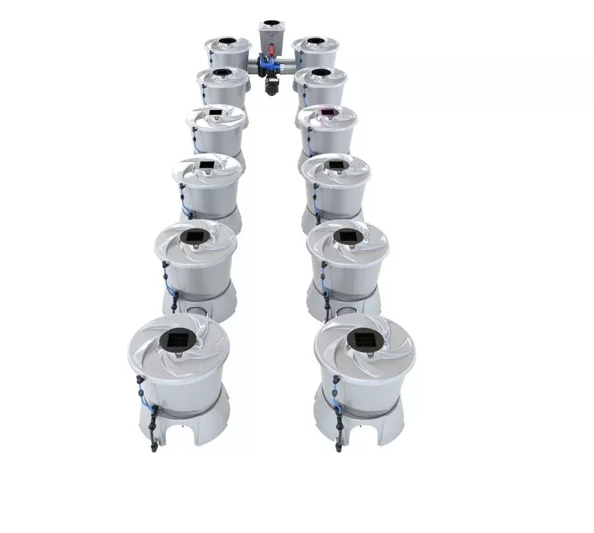Alien Hydroponics V-System 12 Pot 2 Row Kit