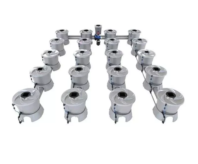 Alien Hydroponics V-System 20 Pot 4 Row Kit