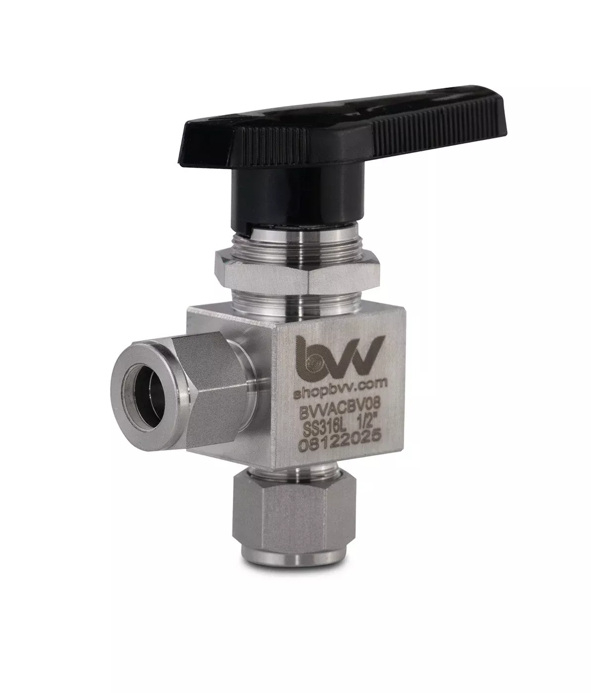 Angled Compression Ball Valve