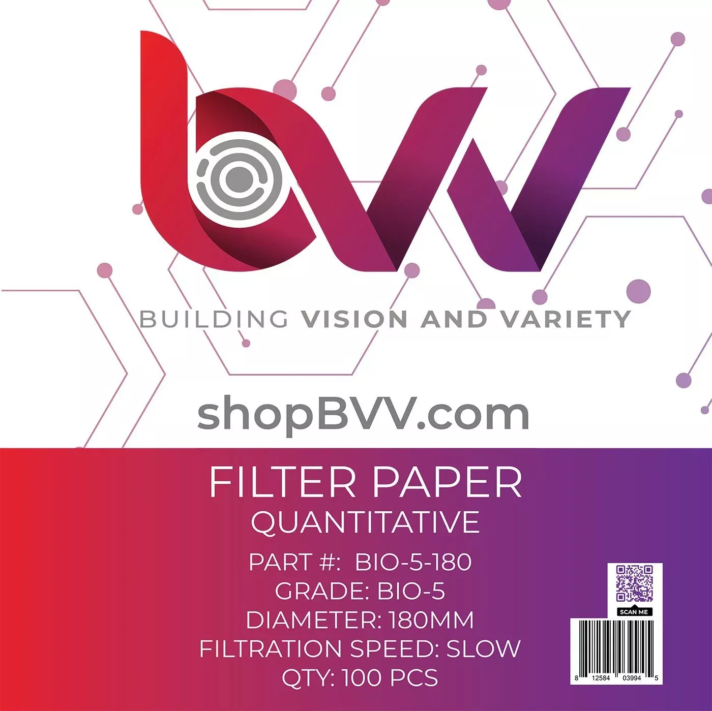 Ashless Filter Papers 180mm Quantitative