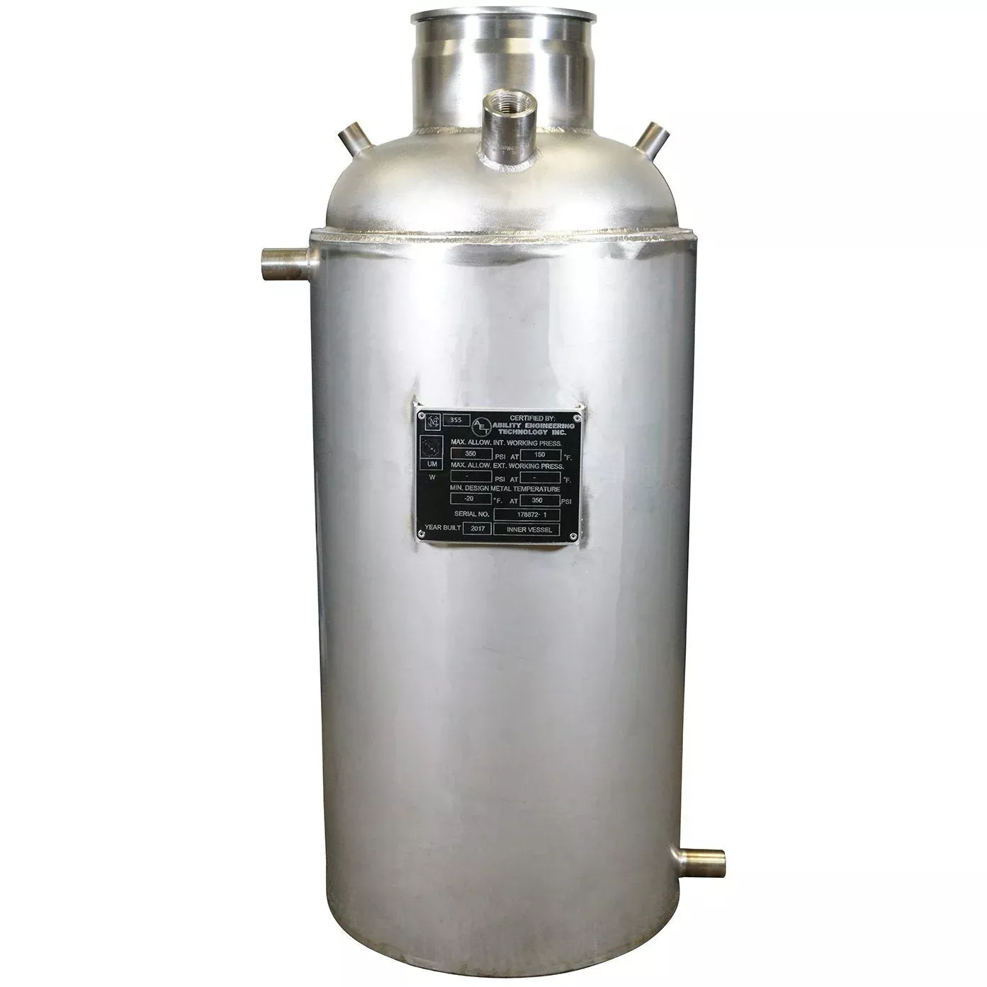 ASME Certified 50L Jacketed Solvent Tank