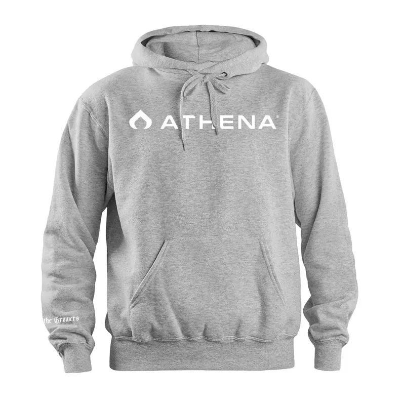 Athena Hoodie Heather/White LG
