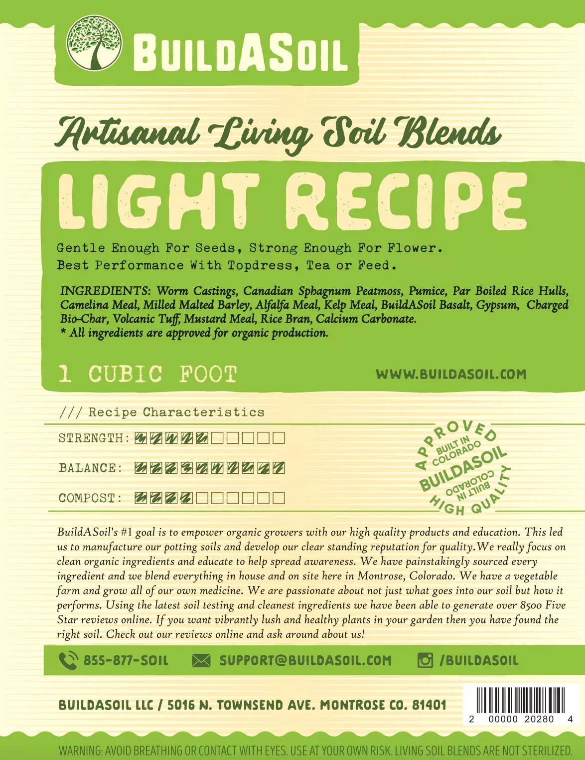 BAS Light Recipe, 1 CF