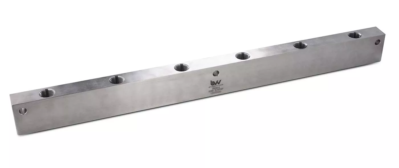Block Manifold, 8x 1/2in FNPT Ports