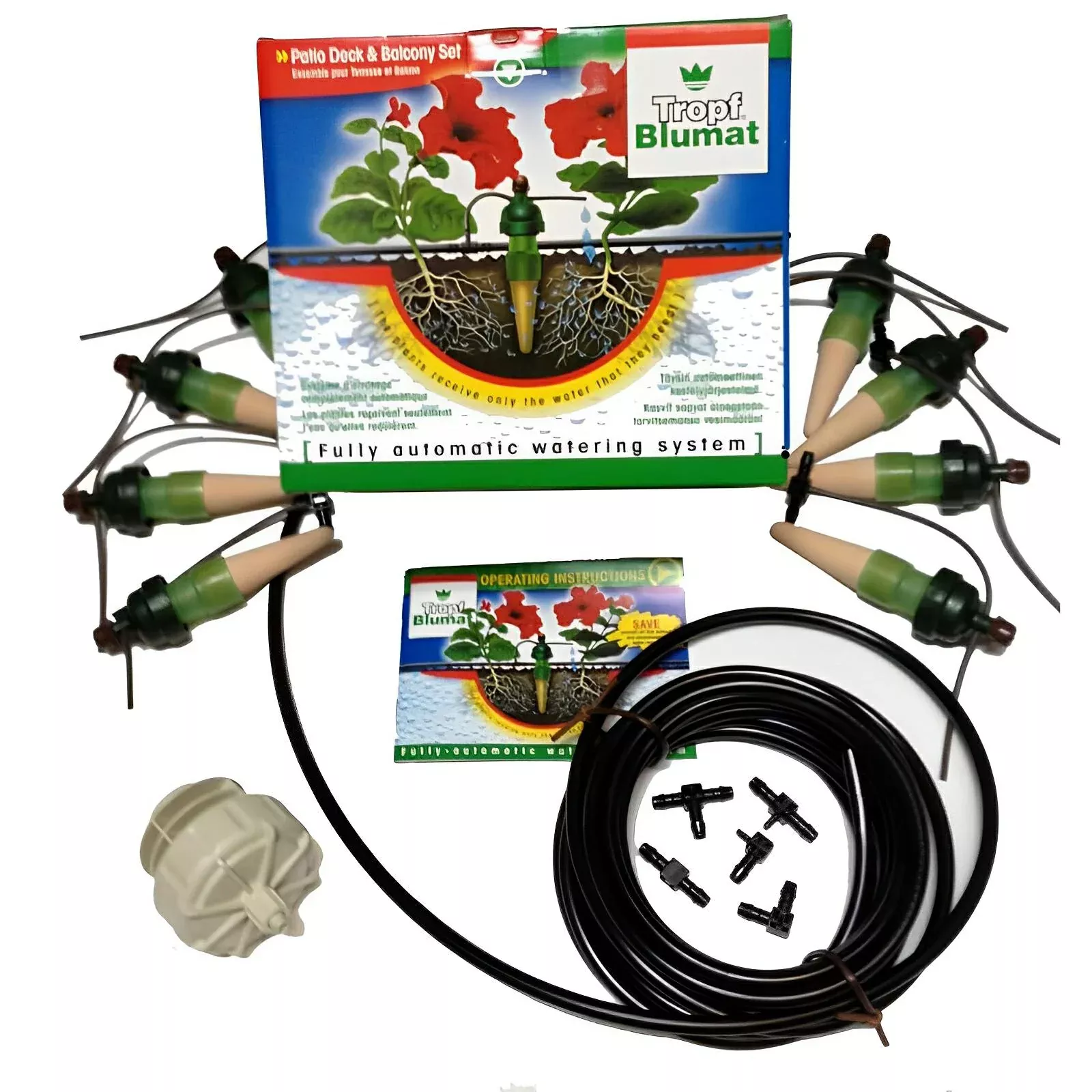 Blumat Small Hose Pressure Watering System, 8 Plant