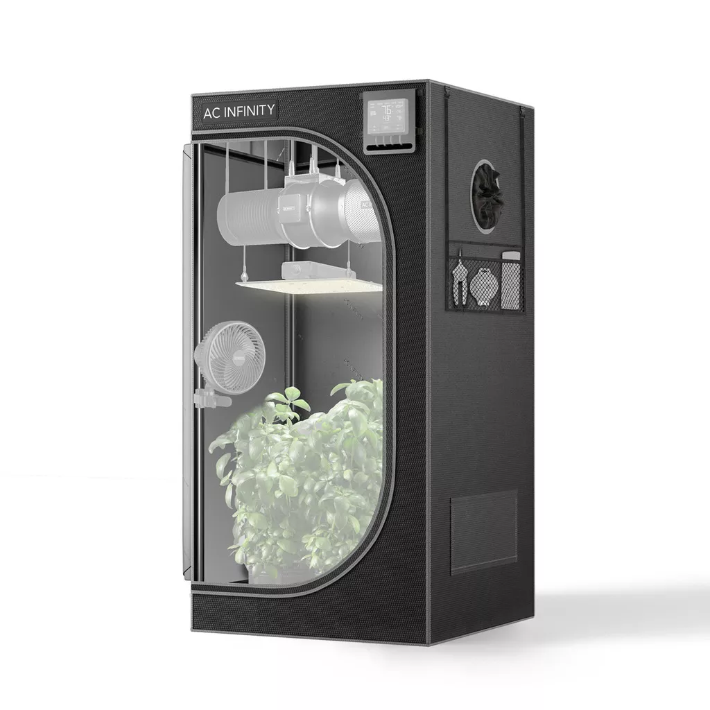 CLOUDLAB 422, Advance Grow Tent 2x2, Thickest 1 In. Poles, Highest Density 2000D Diamond Mylar Canvas, 24" x 24" x 48" - Ohio Weed Guy