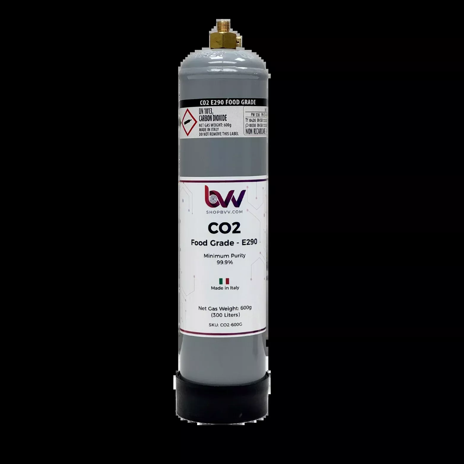 CO2 Tank Filled 600g E290 Food Grade