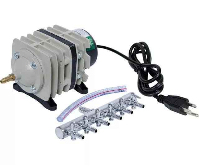 Commercial Air Pump for Hydroponics, 6 Outlets