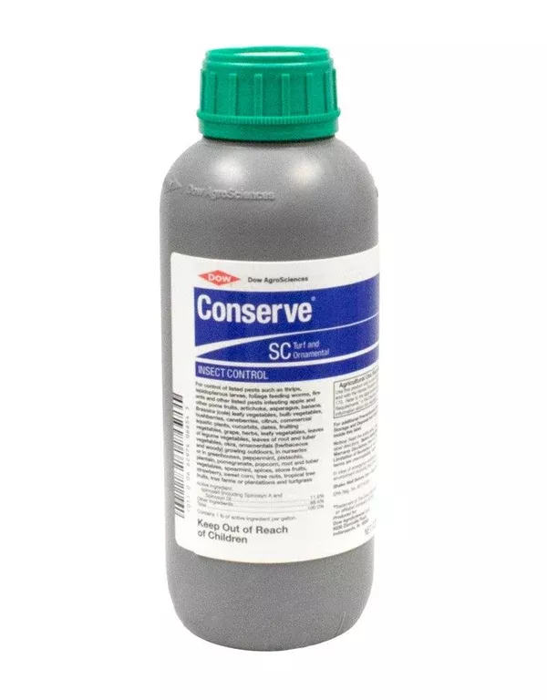 Conserve SC Turf and Ornamental Specialty Insecticide.