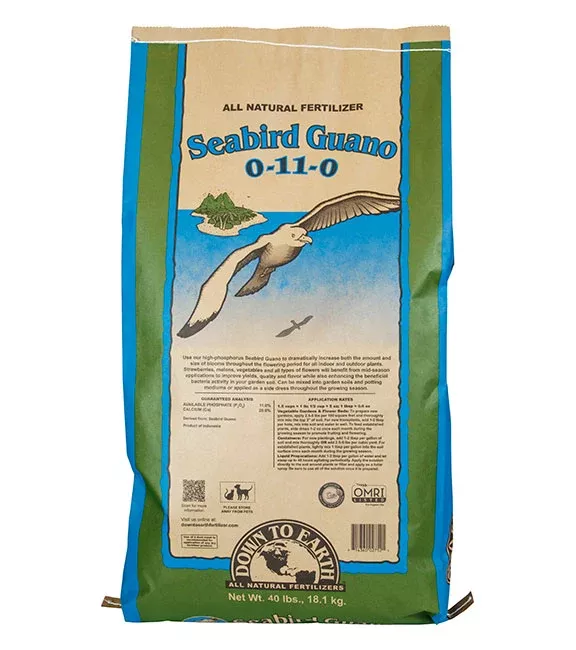 Down To Earth Seabird Guano 0-11-0, 20 lb