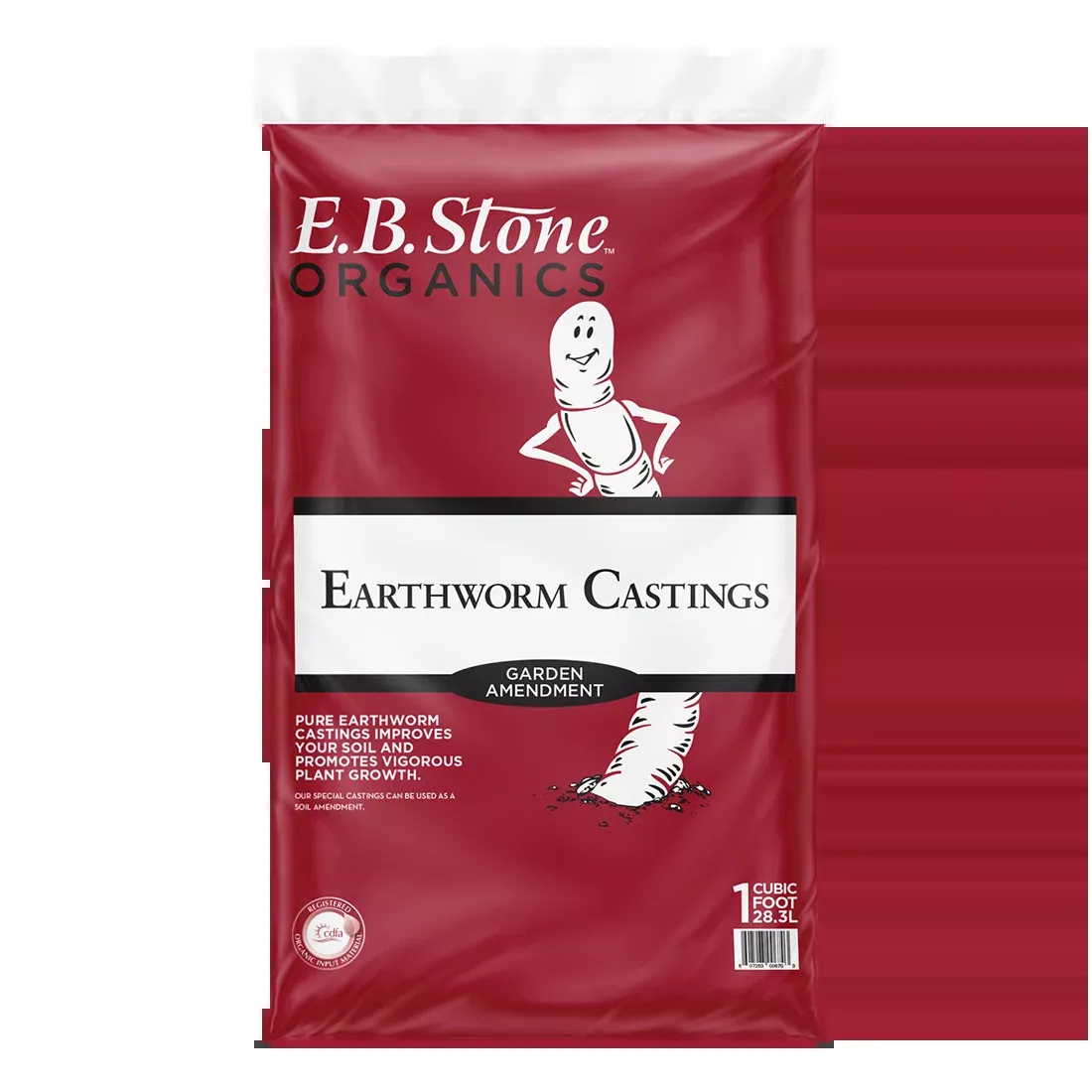 EB Stone Organic EARTHWORM CASTINGS, 1 cu ft