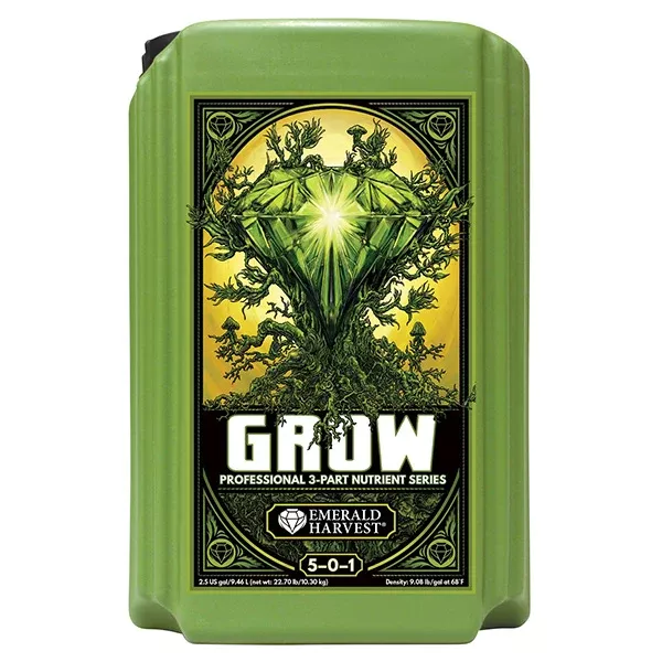 Emerald Harvest Grow, Base Nutrients (2.5 Gallon)