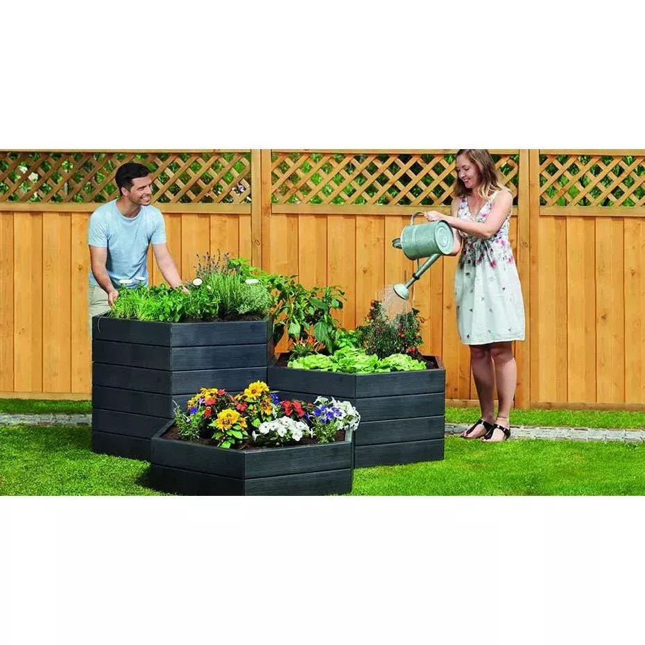 Graf Modular Raised Planter Bed - Set of 6