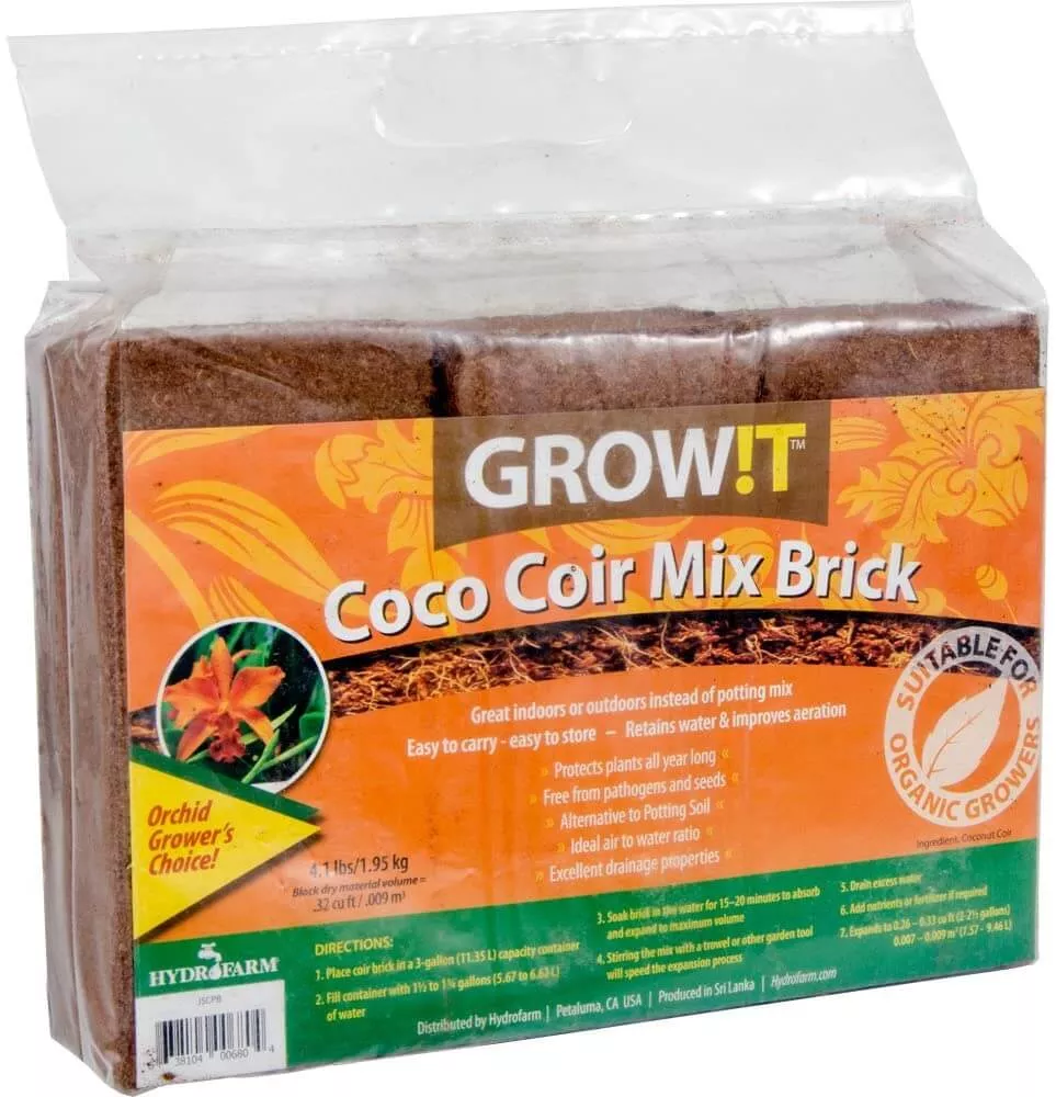 GROW!T Coco Coir Brick 1CF
