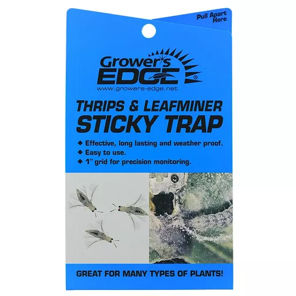 Grower's Edge Thrip & Leafminer Sticky Traps (5 Pack)
