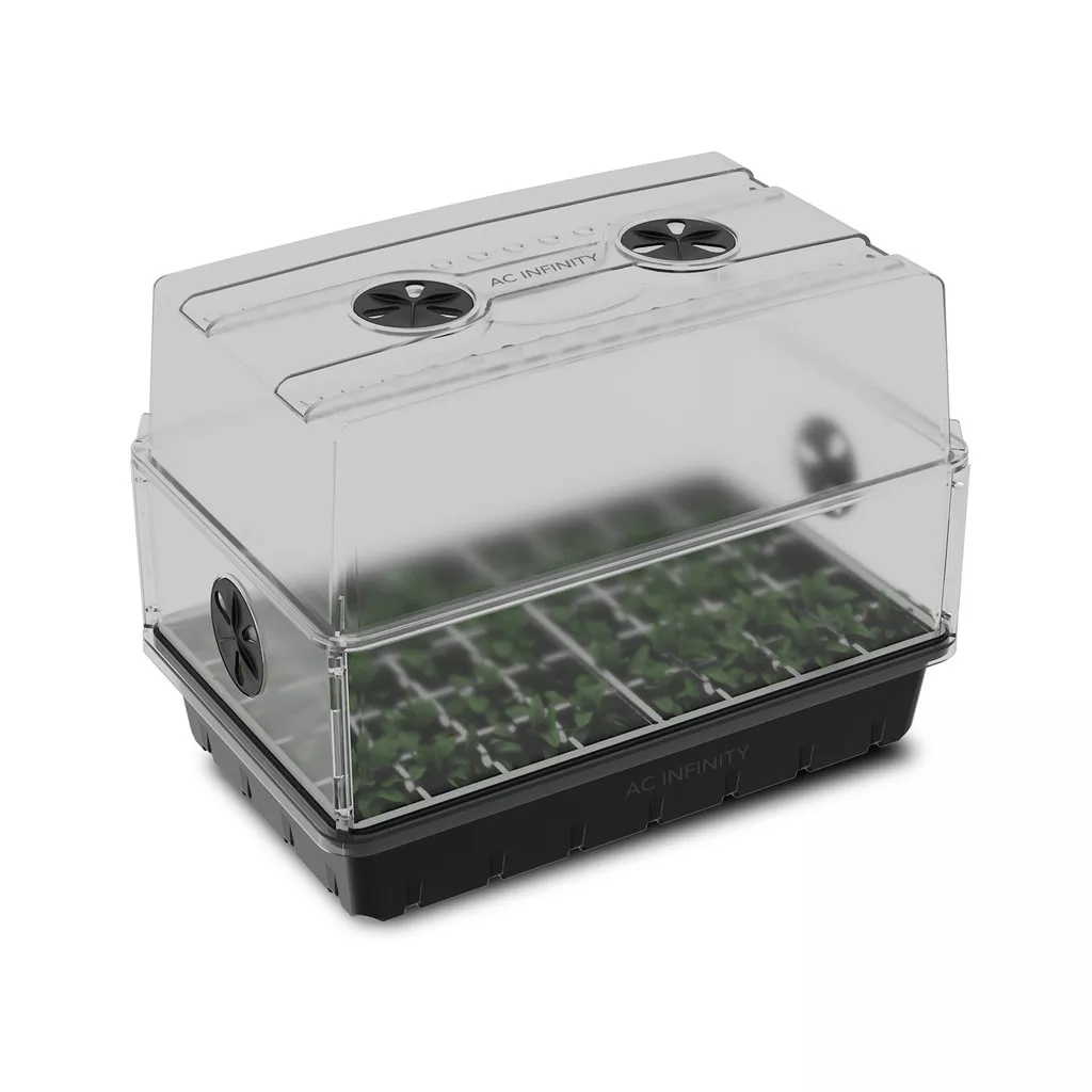 Heavy Duty Humidity Dome, Propagation Kit with Height Extension, 5x8 Cell Tray - Ohio Weed Guy