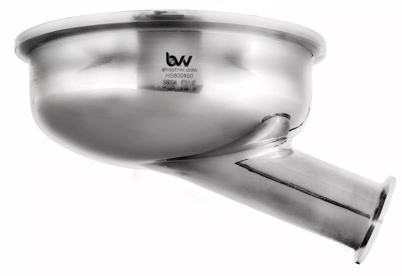 Hemispherical Endcap with 1.5in Side Port