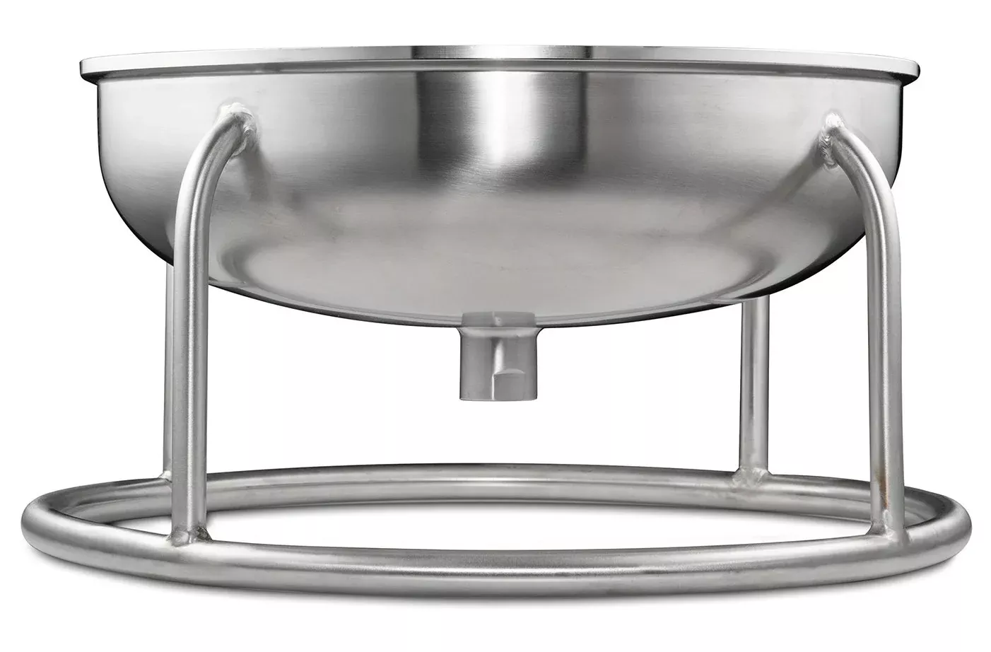 Hemispherical Tri-Clamp Reducer with Ring Stand