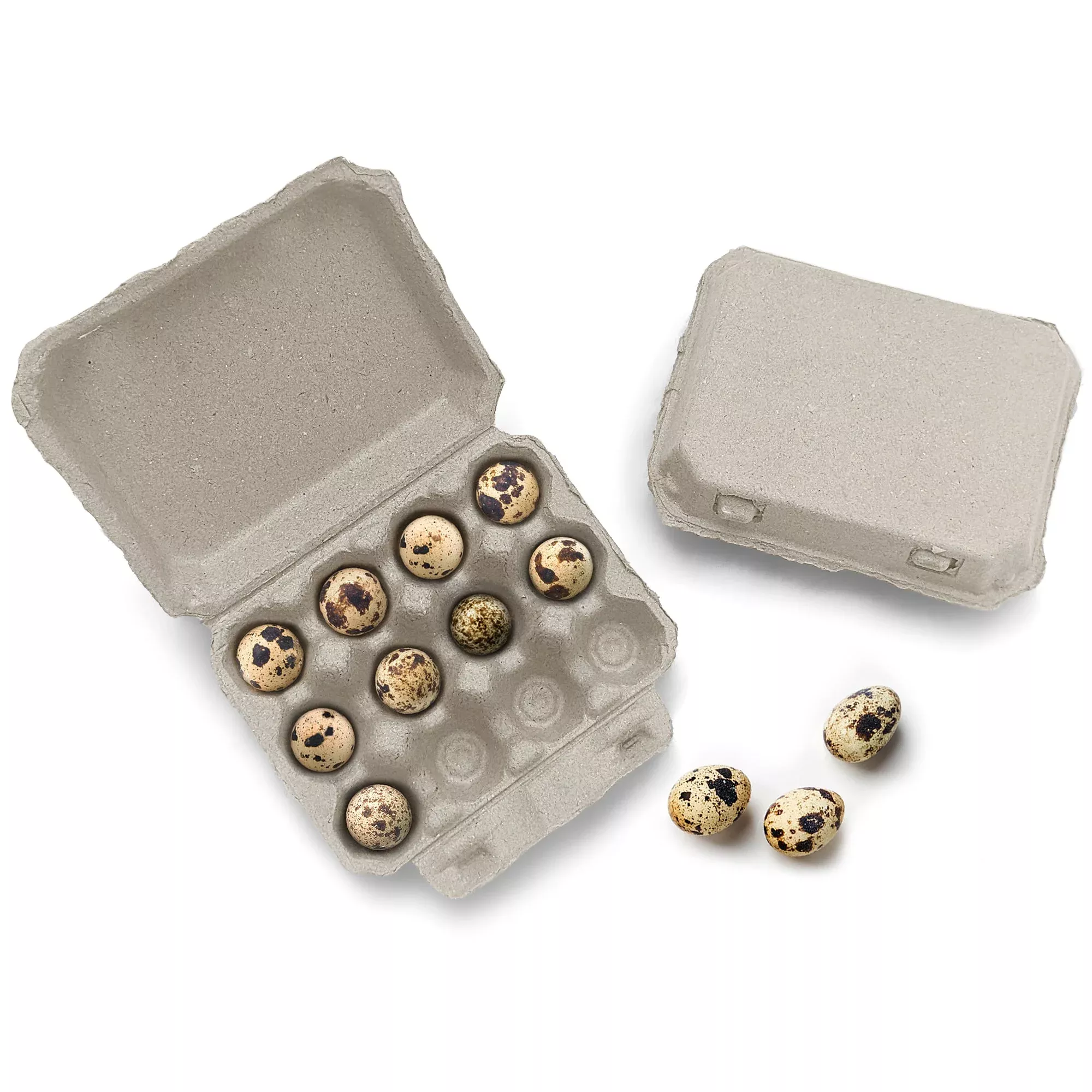 Henlay Quail 12-Egg Cartons, 3x4