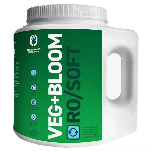 Hydroponic Research Veg+Bloom RO/Soft (5 lbs.)