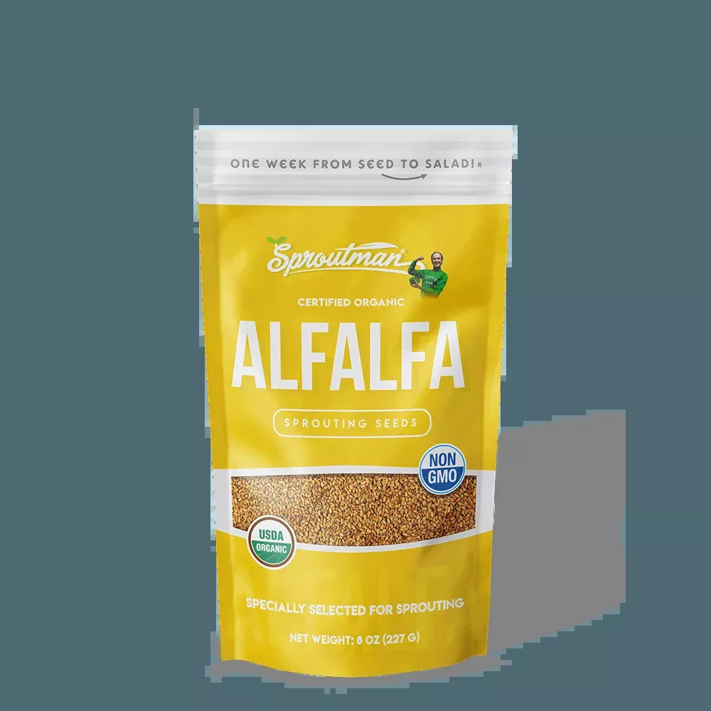 Organic Alfalfa Sprouting Seed