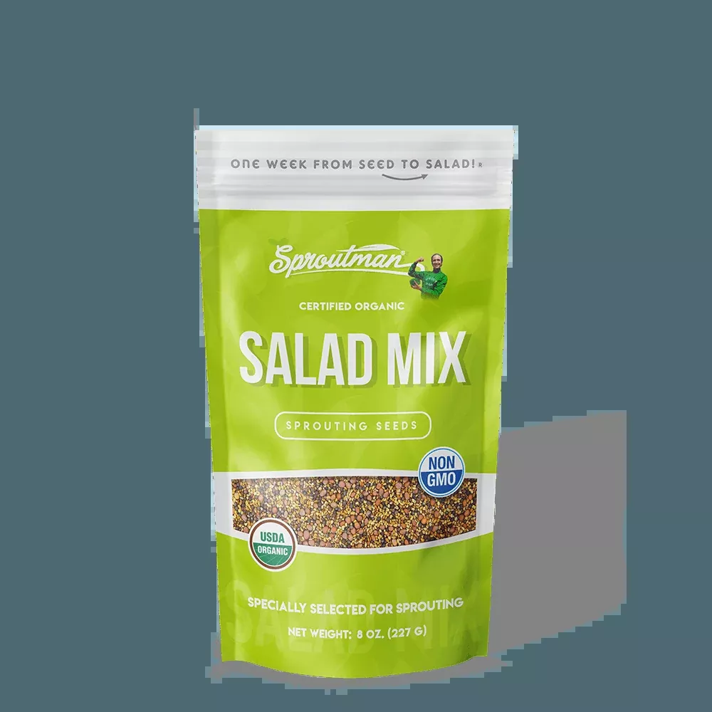 Organic Salad Mix Sprouting Seed