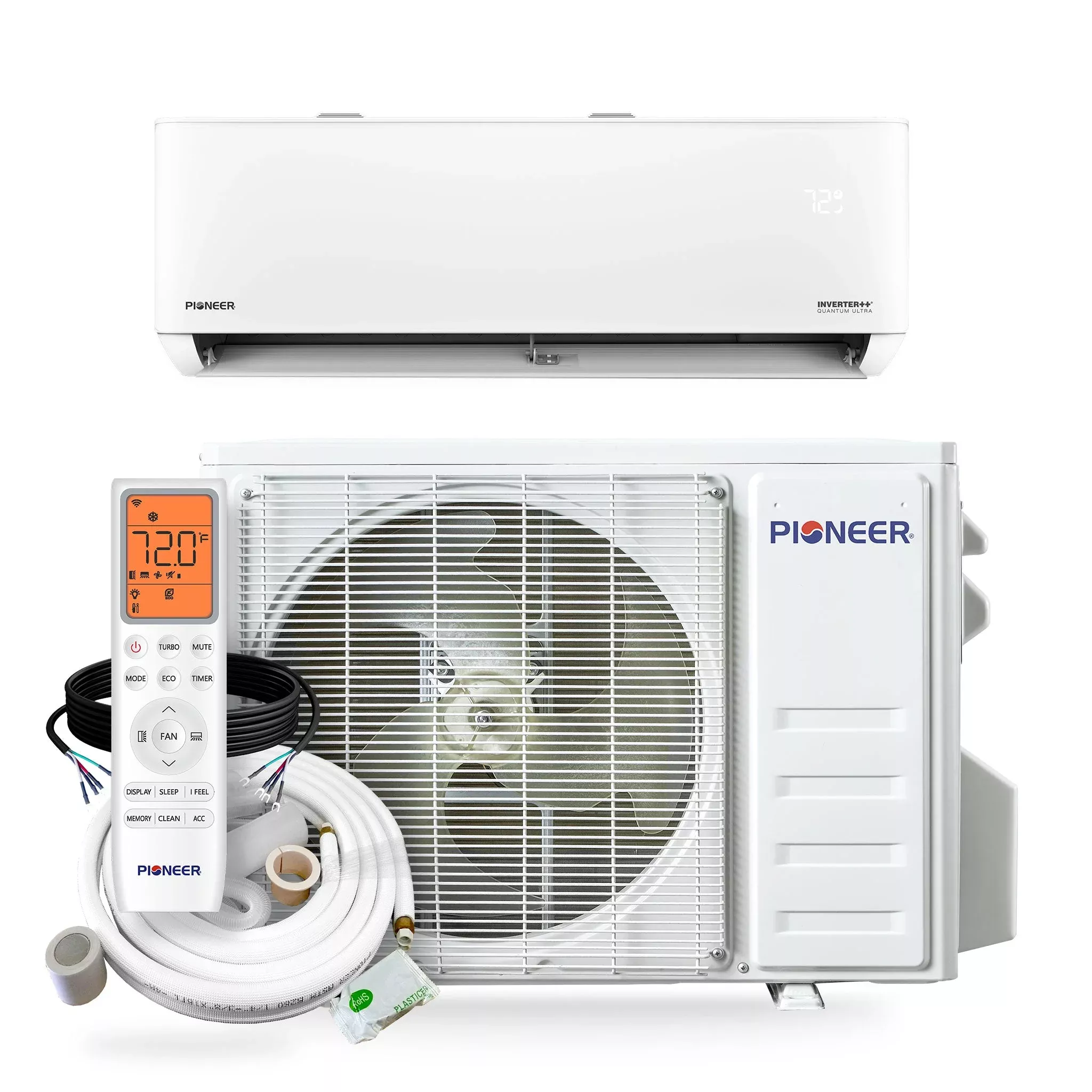 Pioneer Quantum Ultra 12000 BTU Mini-Split, 115V