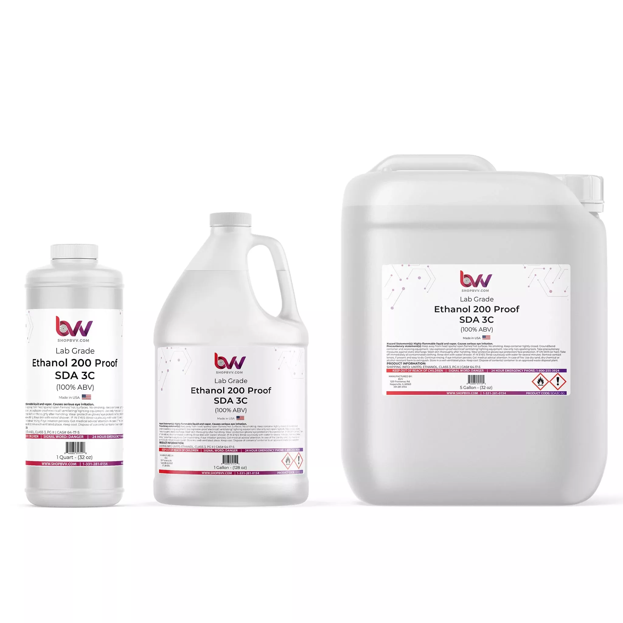 SDA 3C 100% ABV Lab Grade