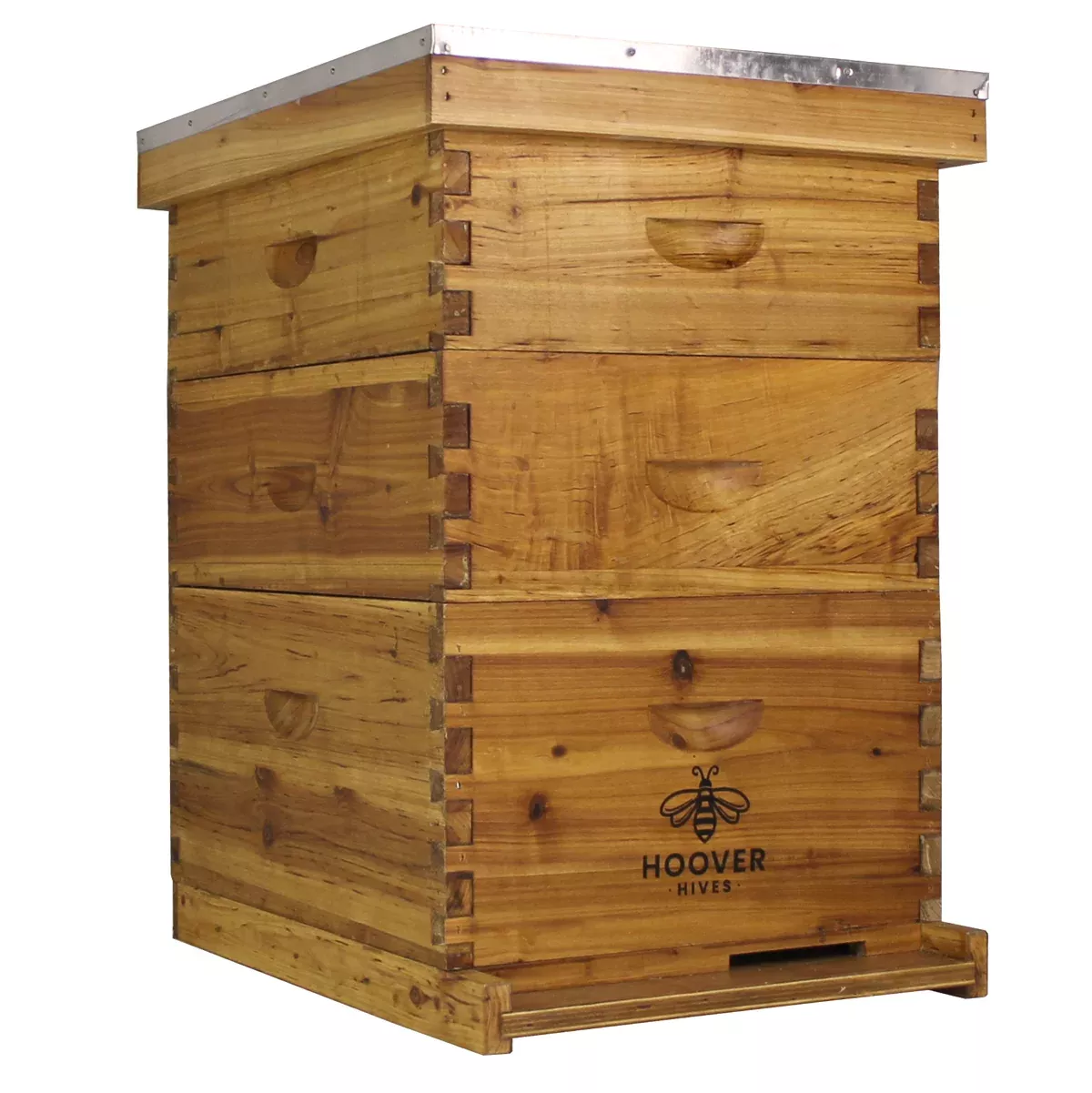Wax-Coated 10-Frame Beehive, 1 Deep & 2 Mediums