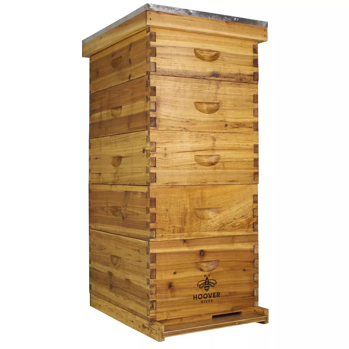 Wax-Coated 10-Frame Beehive, 1 Deep & 4 Mediums