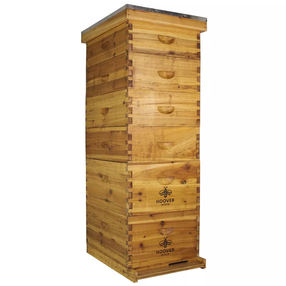 Wax-Coated 10-Frame Beehive, 2 Deeps & 4 Mediums
