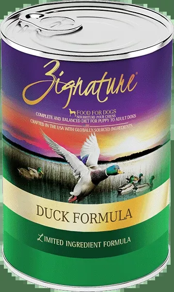 Zignature Limited Ingredient Duck Formula Wet Dog Food